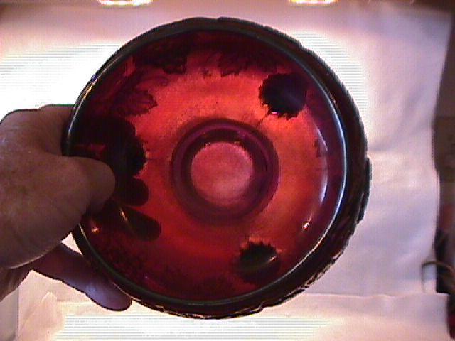 Fenton Carnival Glass (Vintage) Fernery in Amethyst