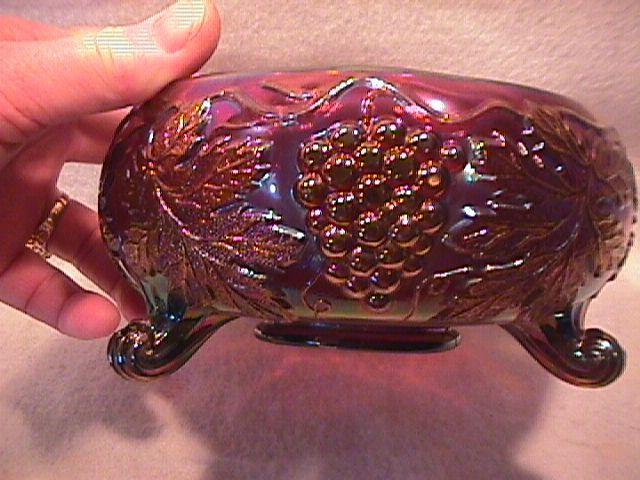 Fenton Carnival Glass (Vintage) Fernery in Amethyst