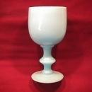 Vallerysthal French Blue Opaline Goblet