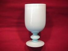 Vallerysthal French Blue Opaline Tall Goblet