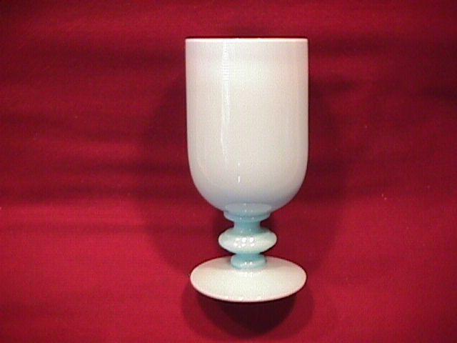 Vallerysthal French Blue Opaline Juice Glass