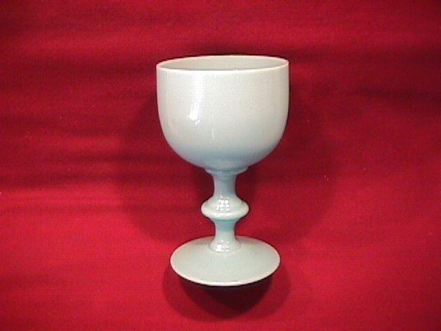 Vallerysthal French Blue Opaline Wine Glass