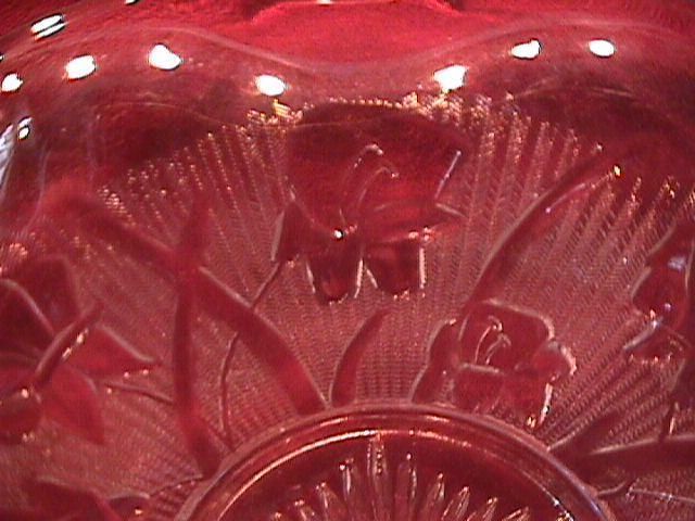Jeanette Glass Co. Depression (Iris & Herringbone) Crystal Berry Set