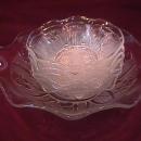 Jeanette Glass Co. Depression (Iris & Herringbone) Crystal Berry Set