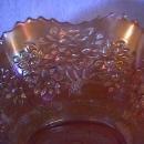 Fenton Carnival Glass (Cherry Chain Variant) Bowl-Marigold