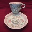 Adams Calyx Ware (Singapore Bird) Cup & Saucer