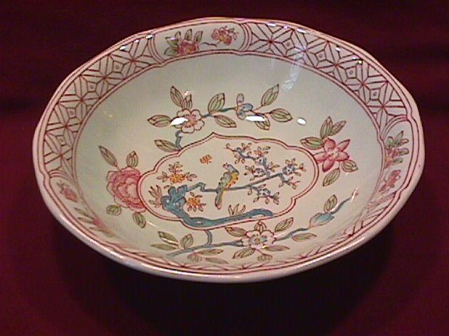Adams Calyx Ware (Singapore Bird) Cereal Bowl