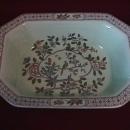 Adams Calyx Ware (Singapore Bird) Ovoid 8-Sided Vegetable