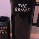 Van Briggle Drinks Set 9-Piece in Blue/Black Drip