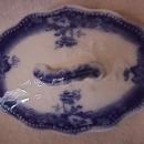 Johnson Brothers Flo-Blue (Clayton) Covered Soap Dish