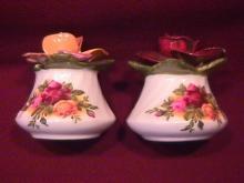 Royal Albert (Old Country Roses) Individual Salt & Pepper