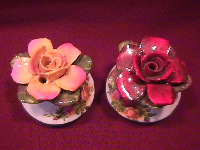 Royal Albert (Old Country Roses) Individual Salt & Pepper