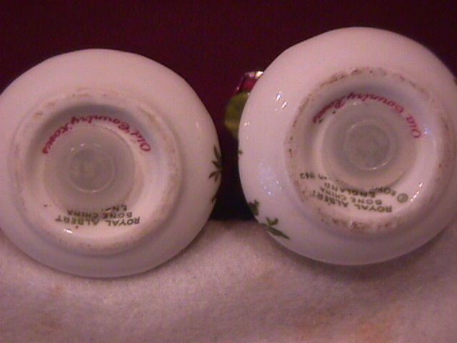 Royal Albert (Old Country Roses) Individual Salt & Pepper