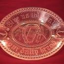 Adams & Co. 1881 Horse Shoe/Good Luck Bread Platter