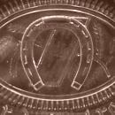 Adams & Co. 1881 Horse Shoe/Good Luck Bread Platter