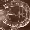 Adams & Co. 1881 Horse Shoe/Good Luck Bread Platter