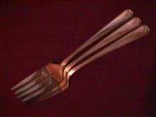 Oneida Silverplate (Bordeaux 1945) 3-Salad Forks
