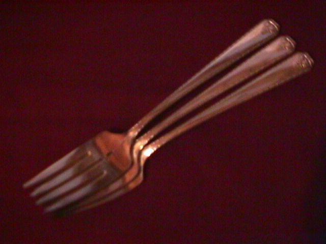 Oneida Silverplate (Bordeaux 1945) 3-Salad Forks