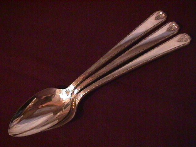 Oneida Silverplate (Bordeaux 1945) 3-Place Spoons