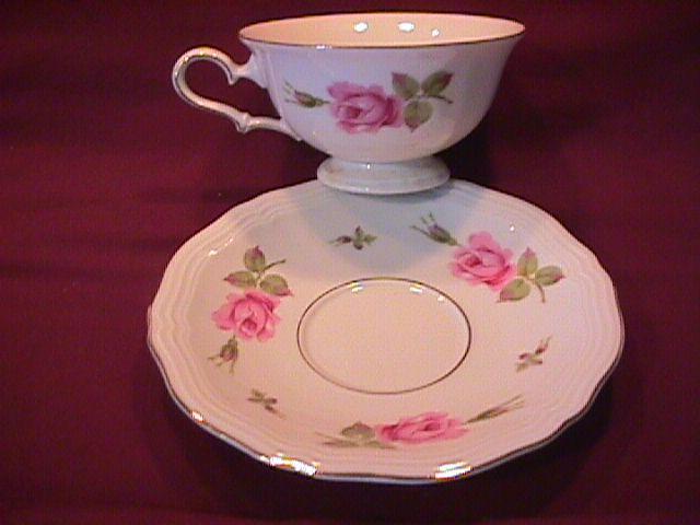 Johann Haviland (Chippendale Rose) Cup & Saucer