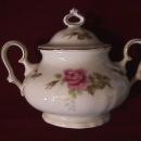 Johann Haviland (Chippendale Rose) Covered Sugar