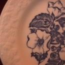Homer Laughlin (Wild Rose) Cake Plate