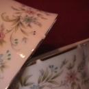 Noritake China (Blythe #2037) Dinner Plate + 2 Cups & Saucers