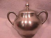 Holland Pewter (Metawa) Covered Sugar