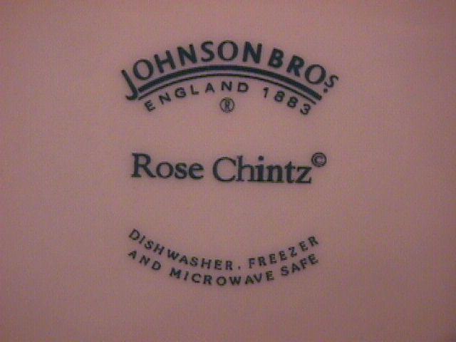 Johnson Brothers (Rose Chintz) Salad Plate