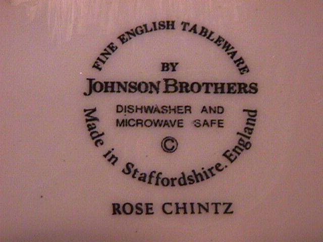 Johnson Brothers (Rose Chintz) DInner Plate