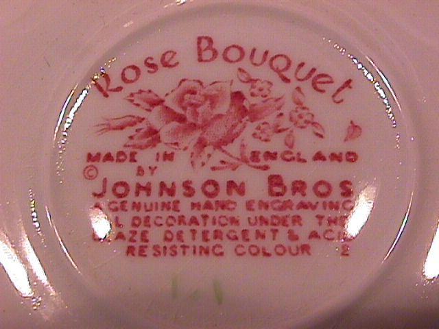 Johnson Brothers ( Rose Bouquet) 2-Cake Plates