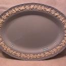 Wedgwood China Embossed (Queensware) Ham Platter