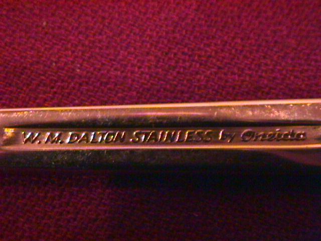Oneida .W. M. Dalton Stainless (Brookwood) Place Spoon
