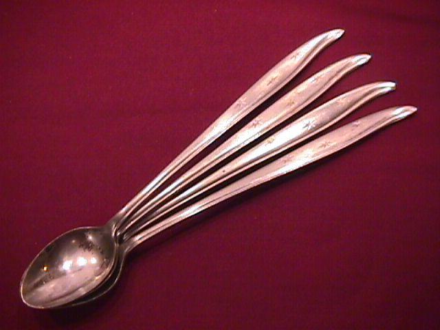 National Stainless (Starette) 4-Iced Tea Spoons