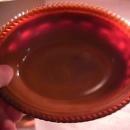 Chocolate Glass Westmoreland Rabbit on Nest Dish