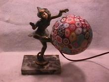 Art Deco (Millefiori)=Glass of a Thousand Flowers, TV Lamp