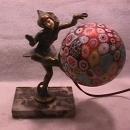 Art Deco (Millefiori)=Glass of a Thousand Flowers, TV Lamp