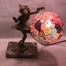 Art Deco (Millefiori)=Glass of a Thousand Flowers, TV Lamp
