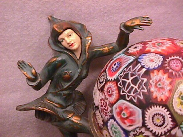 Art Deco (Millefiori)=Glass of a Thousand Flowers, TV Lamp