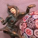 Art Deco (Millefiori)=Glass of a Thousand Flowers, TV Lamp
