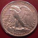 LIBERTY WALKING SILVER HALF DOLLAR 1938-D CHOICE VERY FINE