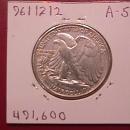 LIBERTY WALKING SILVER HALF DOLLAR 1938-D CHOICE VERY FINE