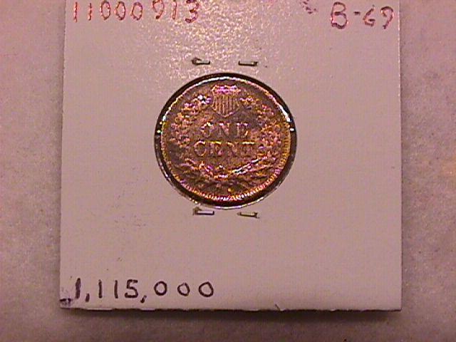 INDIAN HEAD COPPER ONE CENT 1908-S VERY GOOD DETAIL ,PITTED