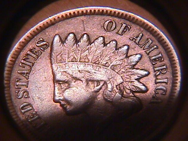 INDIAN HEAD COPPER ONE CENT 1908-S VERY FINE PLUS