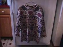 Beautiful Winter Sweater in a Large=Like New