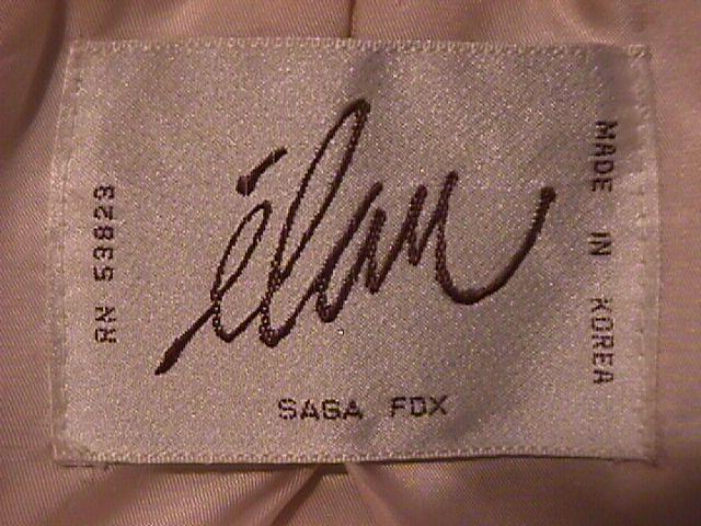 Luxury Norwegian Blue Fox Fur Coat- L