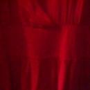 100% Red Silk Georgette Holiday Dress By Argenti-8
