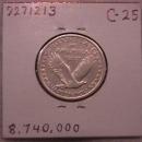 SILVER STANDING LIBERTY QUARTER 1917 Variety # 1 CHOICE VERY FINE