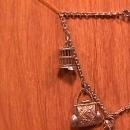 Vintage Sterling French Charm Bracelet