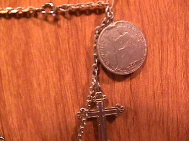 Vintage Sterling French Charm Bracelet